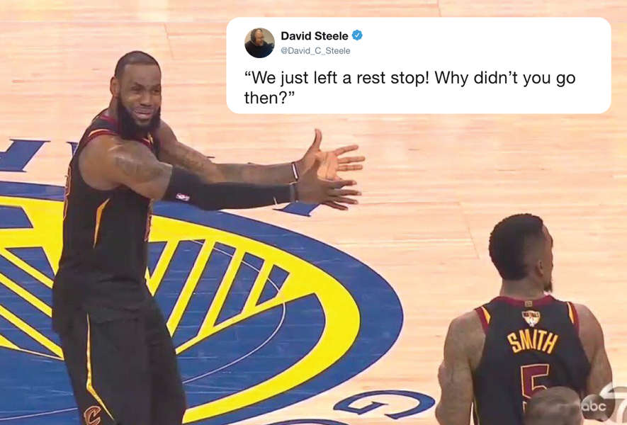 LeBron James Reaction to JR Smith Becomes Epic Meme ...