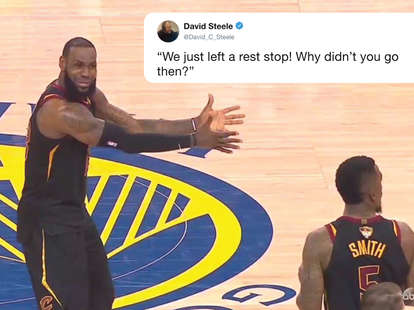 Lebron James Reaction To Jr Smith Becomes Epic Meme Thrillist Lebron James Reaction To Jr Smith Becomes Epic Meme Thrillist
