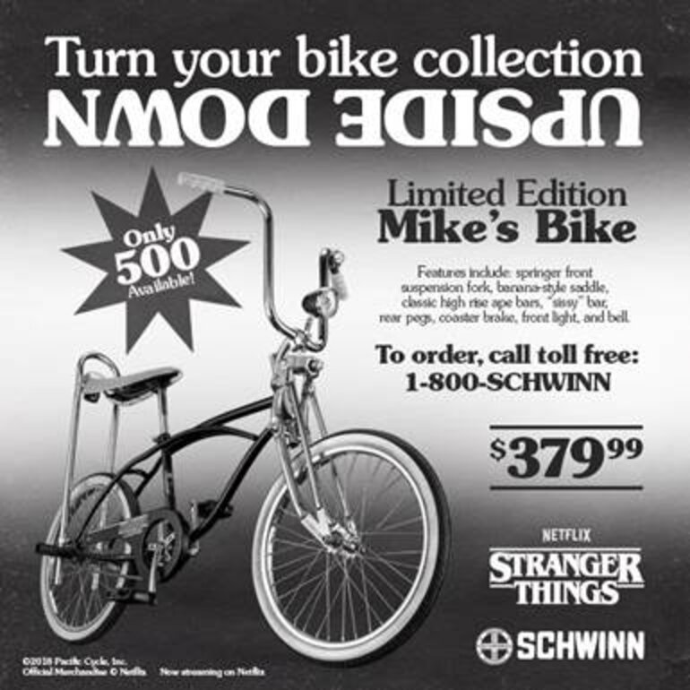 schwinn stingray stranger things