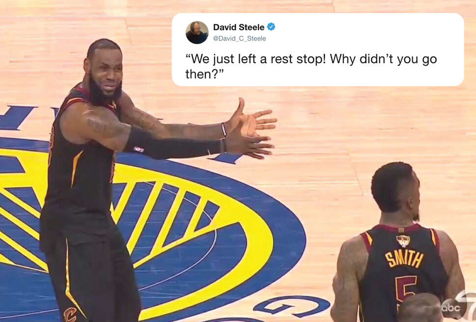 lebron james game 1 reaction