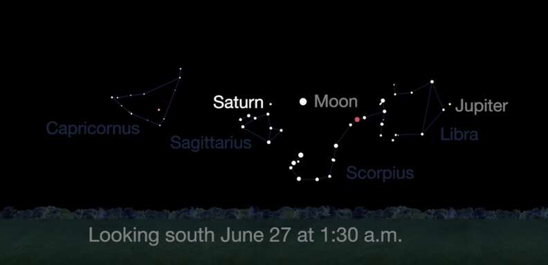 Saturn at opposition