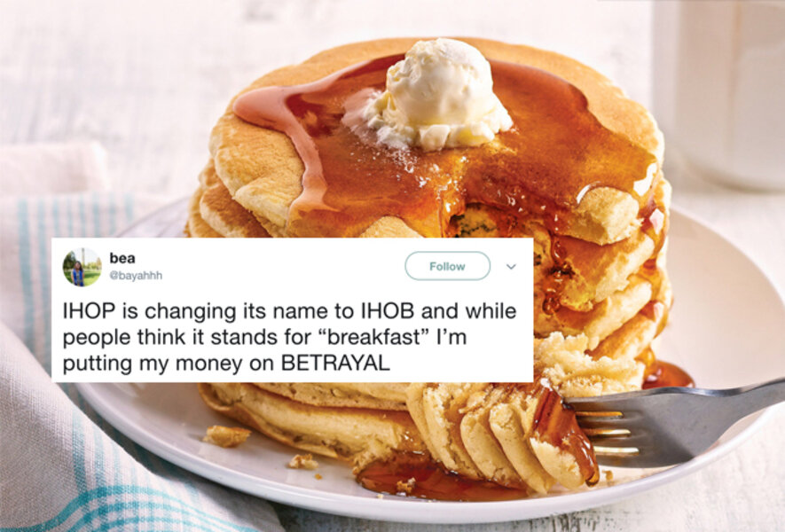 IHOP executives explain what's really behind the IHOb name change – Daily  News