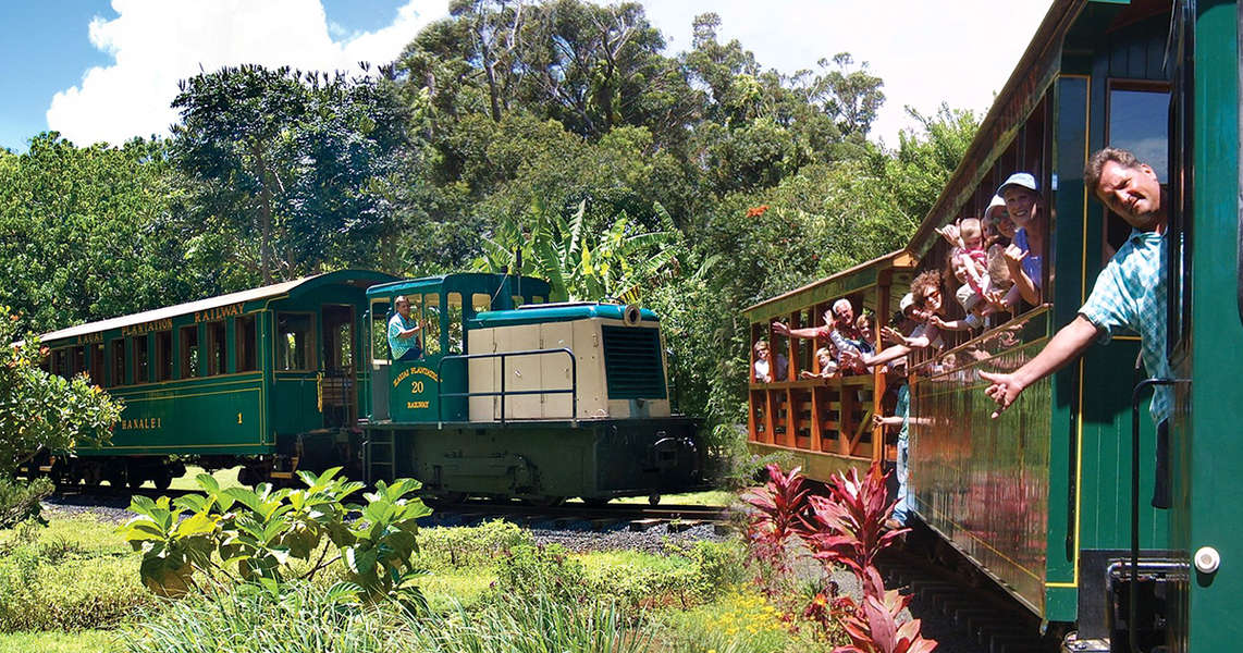 The Kilohana Plantation Estate Train Ride Serves Mai Tais Thrillist