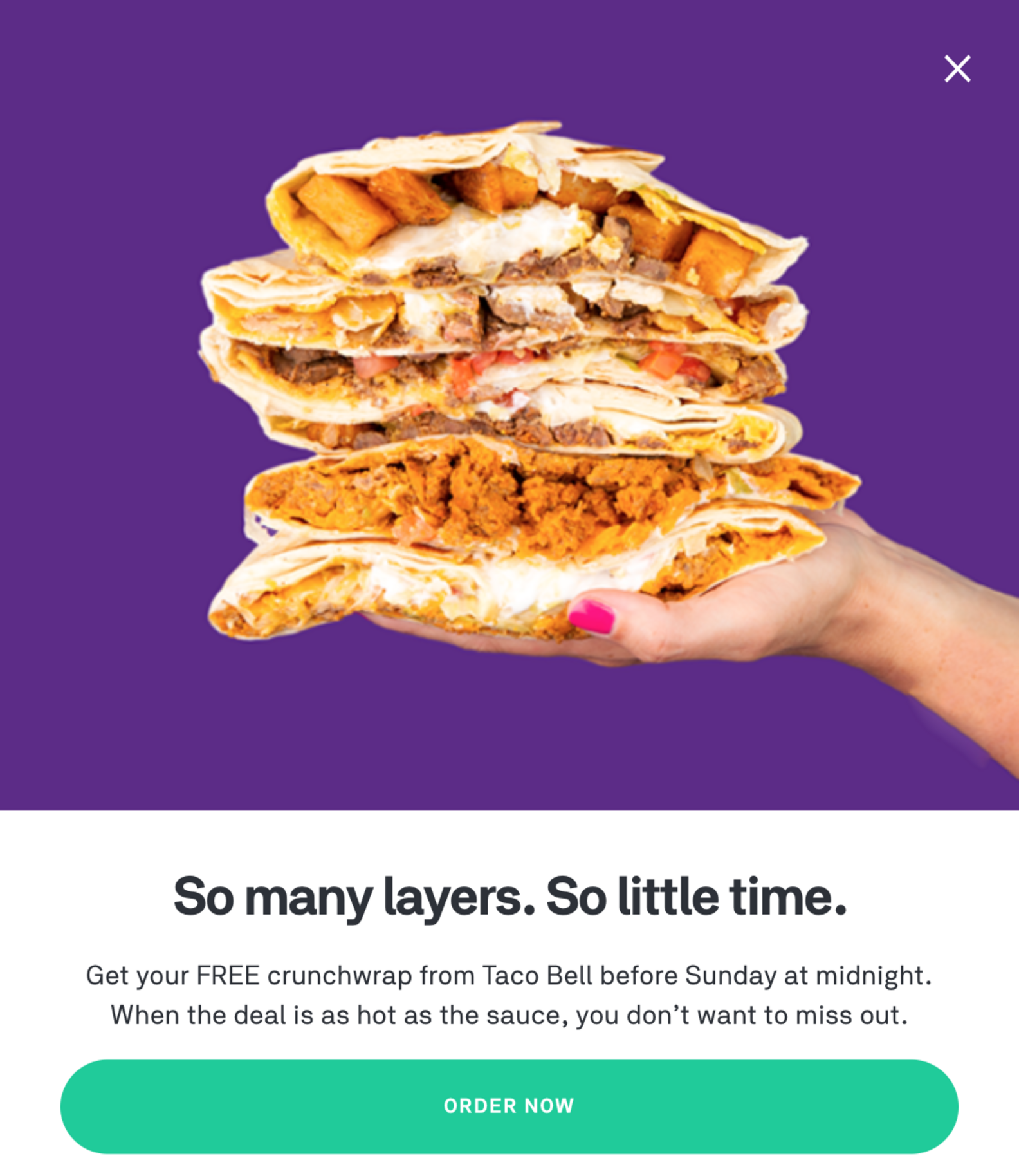 Free Taco Bell Deal Postmates is Delivering Free Crunchwraps Thrillist