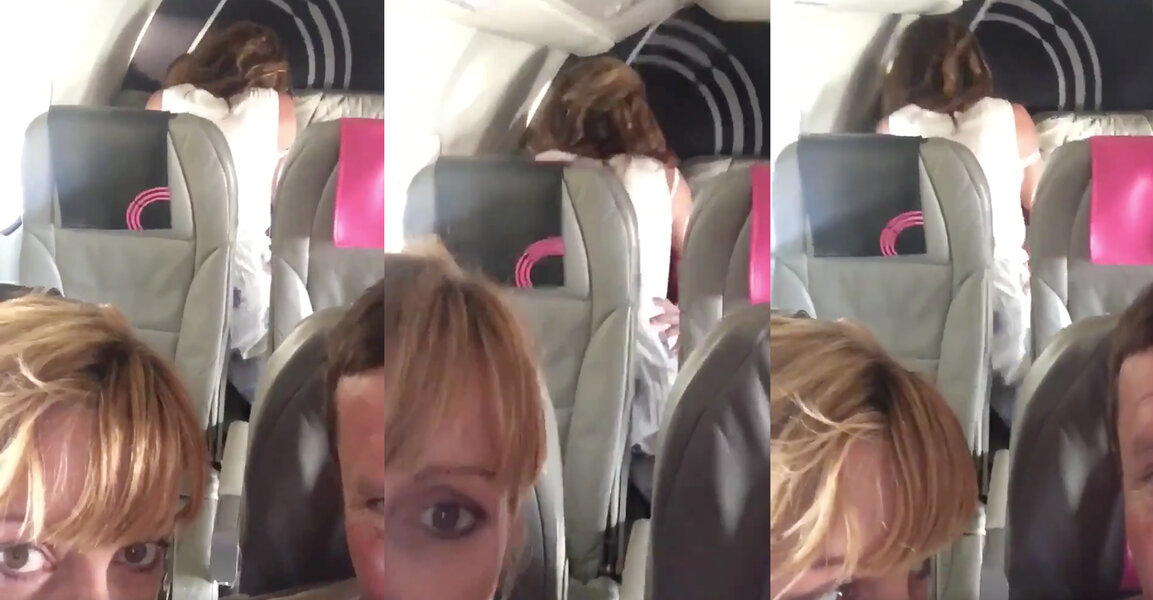 Mile High Club: Couple Caught on Video Having Sex on a Plane Mid-Flight