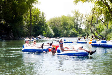 Truckee River tubing