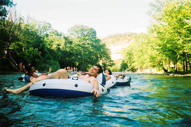 Tubing Guadalupe River Texas