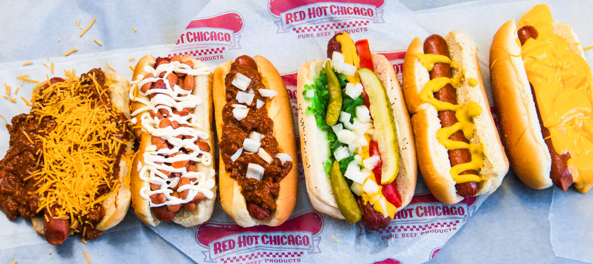 Our chili dogs are the best! Stop by The Hot Dog King's Carts in front, NYC Street Food