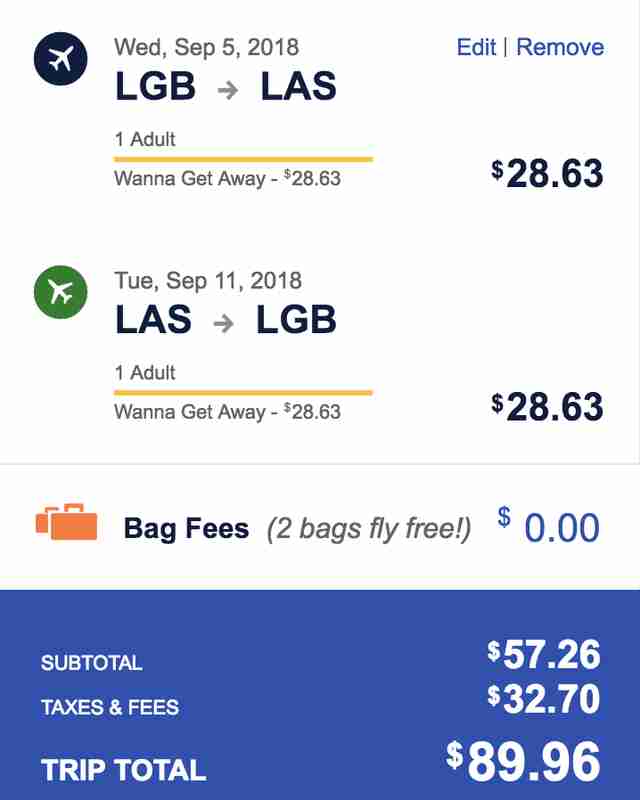 Southwest Low Fare Calendar New FourDay Sale With 45 Flights Thrillist