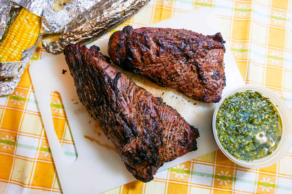 Strap a slab of delicious grilled meat on your back with this new