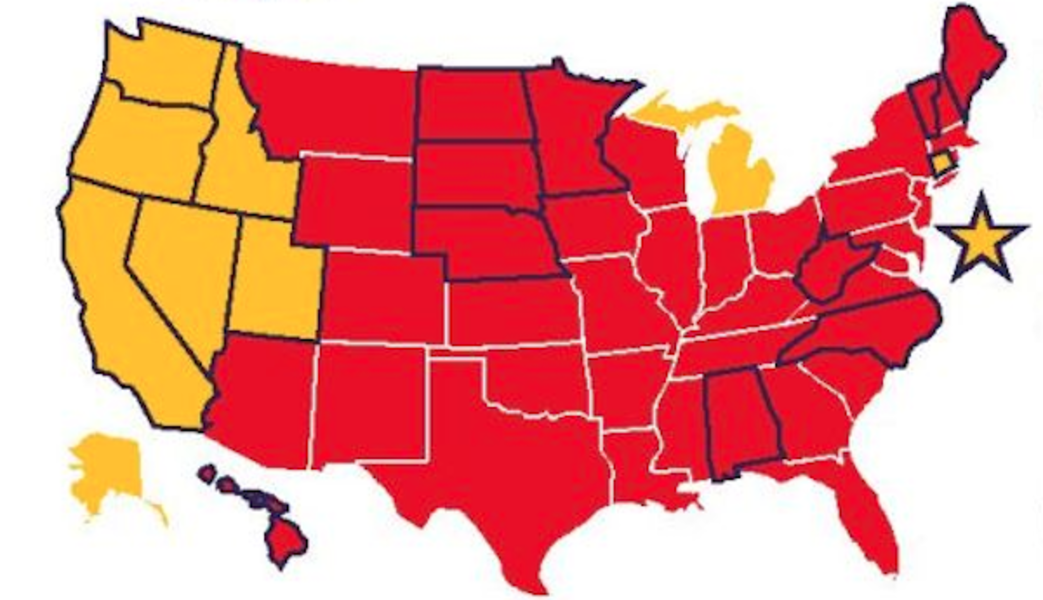 States That Prefer Hot Dogs Over Burgers Revealed by Walmart Map - Thrillist