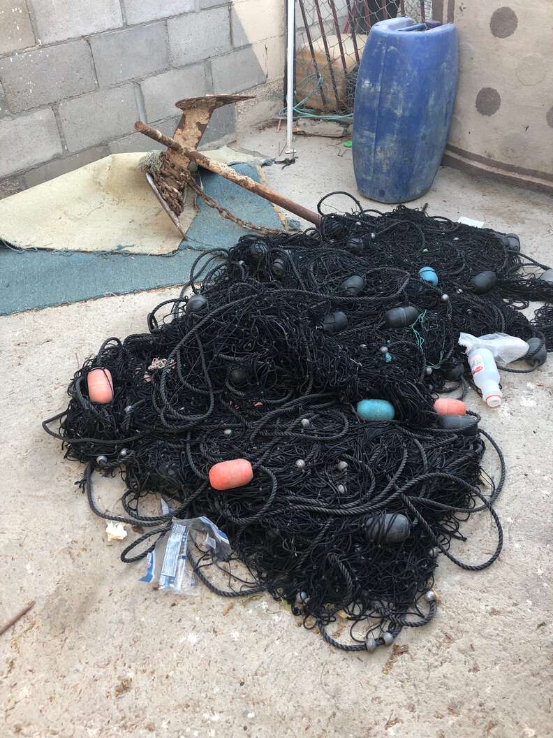 Illegal gillnets