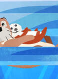 Otter Pups Can’t Swim, Here’s How Moms Turn Babies Into Buoys