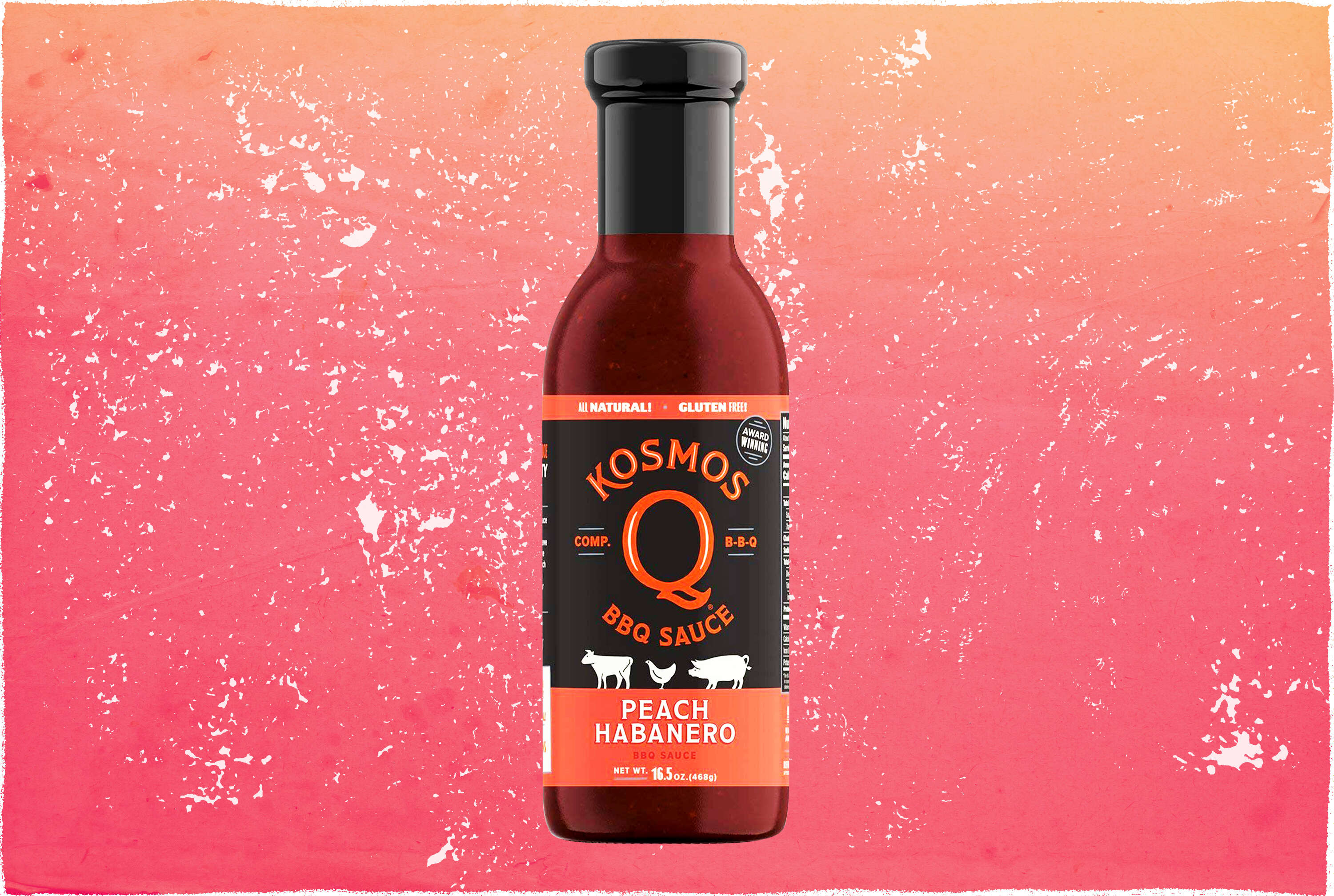 Kosmos Q Peach Habanero BBQ Sauce