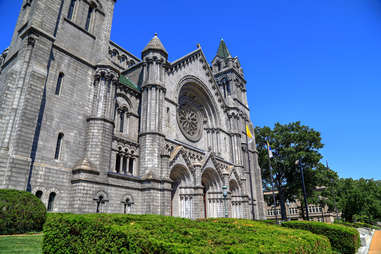 The Cathedral Basilica of Saint Louis on Lindell Boulevard in St. Louis, Missouri