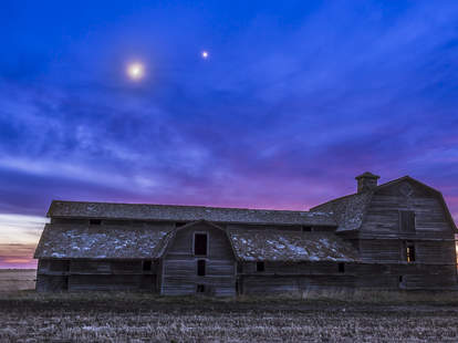 moon and venus