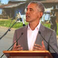 President Obama Visits Half-Sister's Community Center in Kenya
