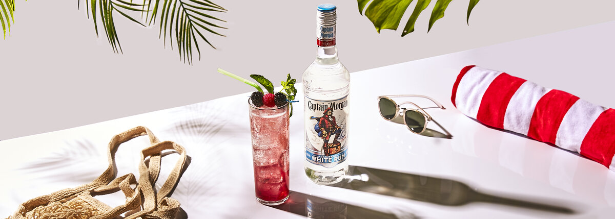 Blueberry Raspberry Mojito | Rum Cocktail Recipes - Thrillist