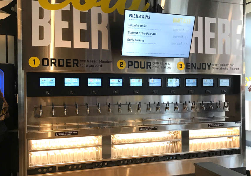 Buffalo Wild Wings Tests BDubs Express Self Serve Beer & Sauce Wall