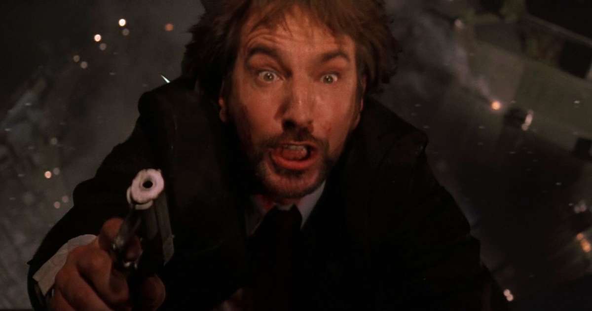 Die Hard 30th Anniversary: How Hans Gruber's Death Was Shot - Thrillist