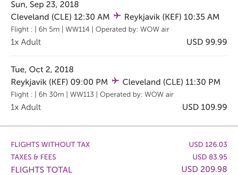 Cheap Flights Iceland WOW Sale Has 99 Flights to Reykjavik Thrillist