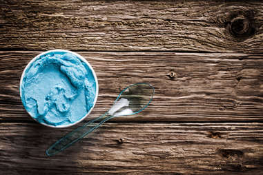 blue icecream