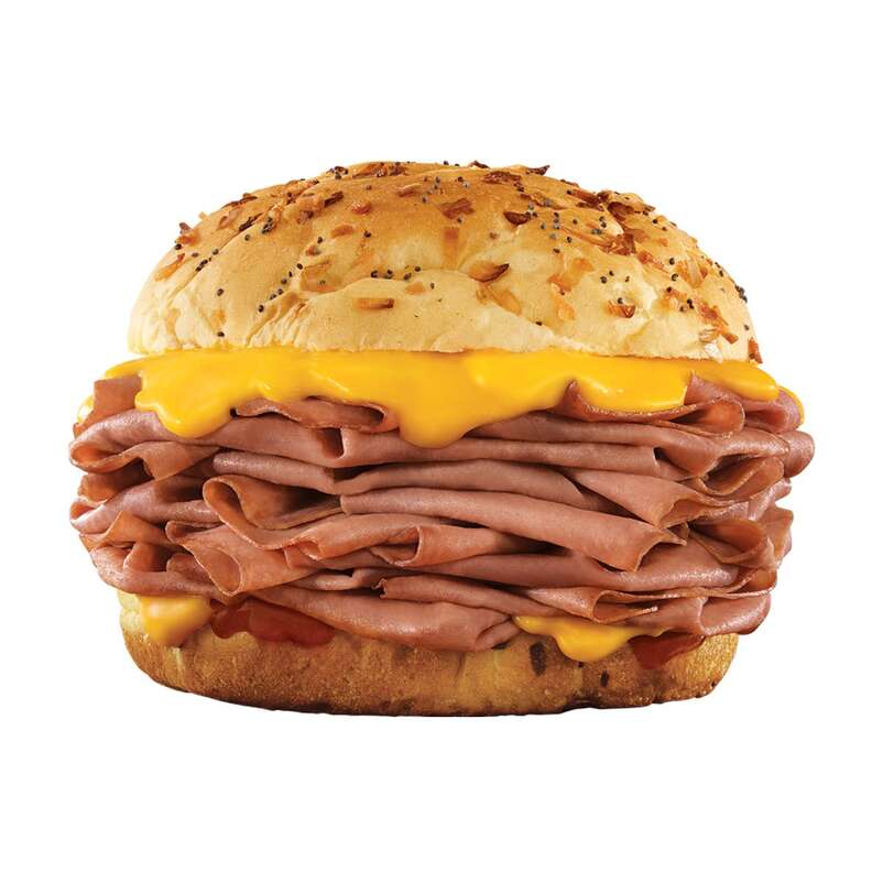 Arby's beef and cheddar