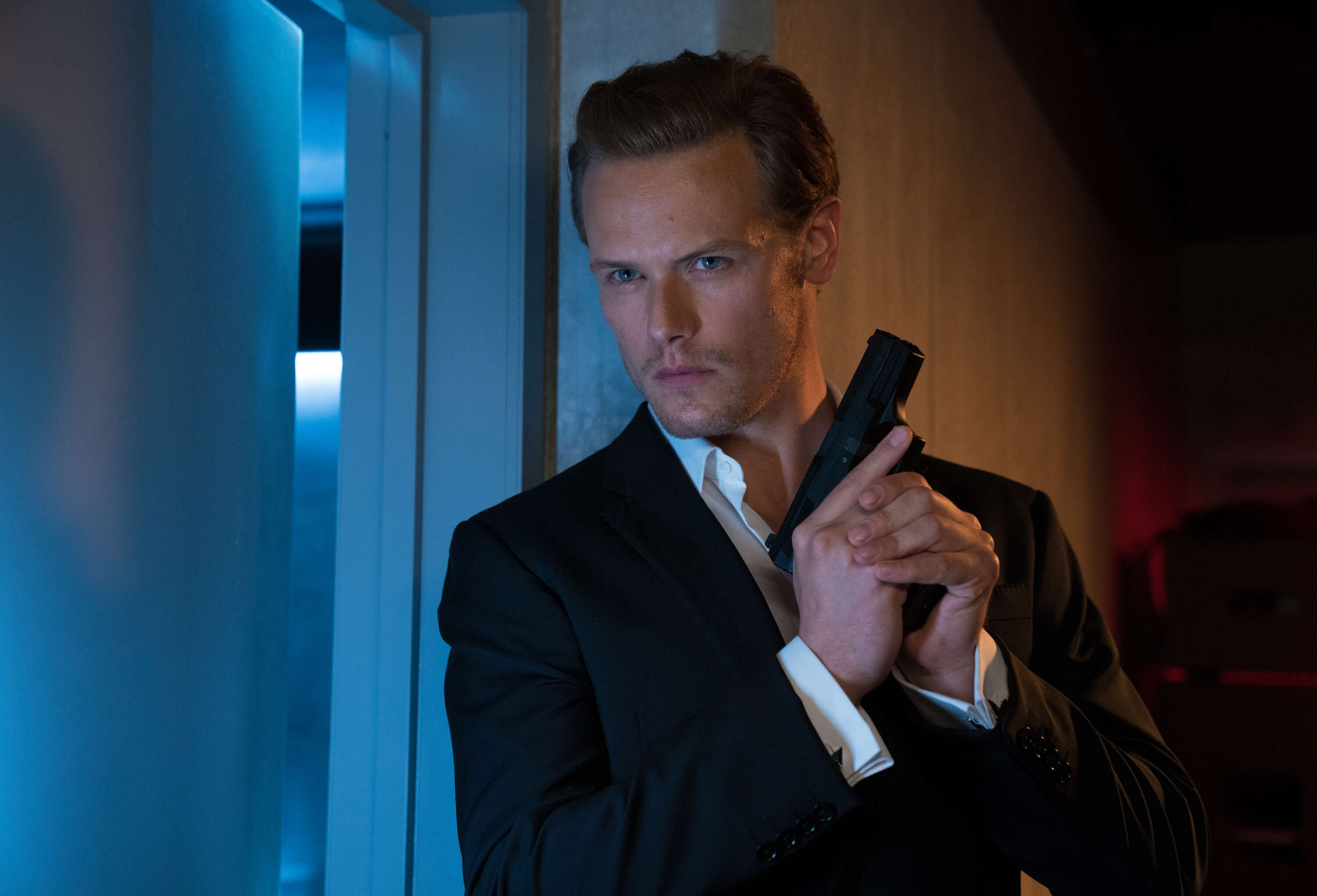 sam heughan, the spy who dumped me