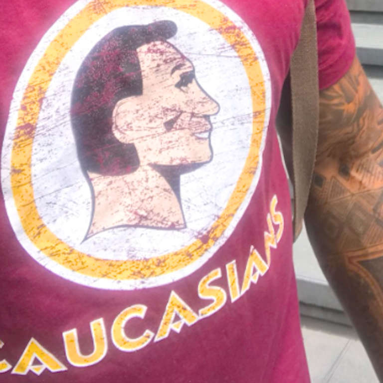 caucasians redskins