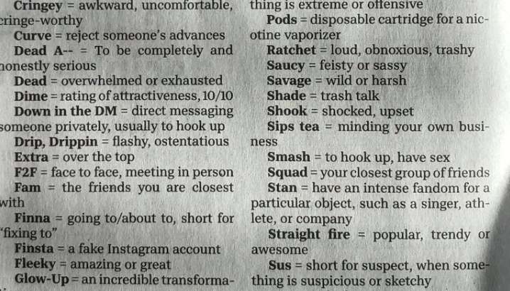 USA Today's Guide to Teen Slang Will Make You Cringe - Thrillist