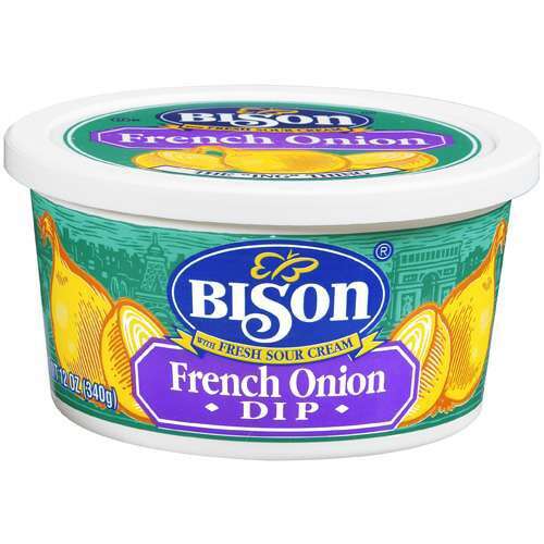 Bison French onion dip