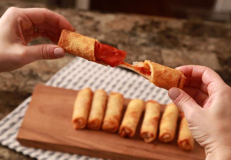 pizza logs