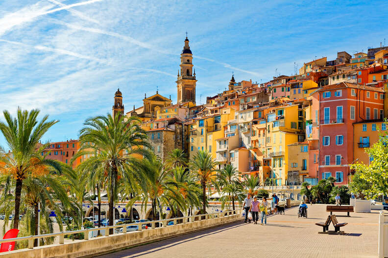 Menton, Cote d'Azur, South of France