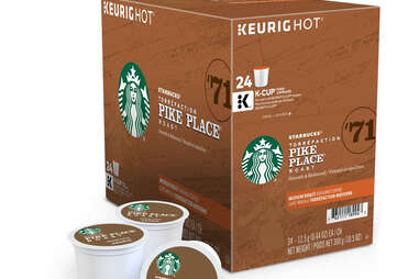 Starbucks Pike Place Roast k cups kcups thrillist ranking coffee coffees blend roasted