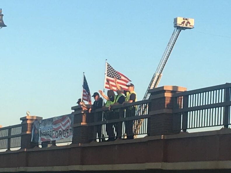 Bald Eagle Lands On Fire Truck During 9/11 Memorial Ceremony - The Dodo