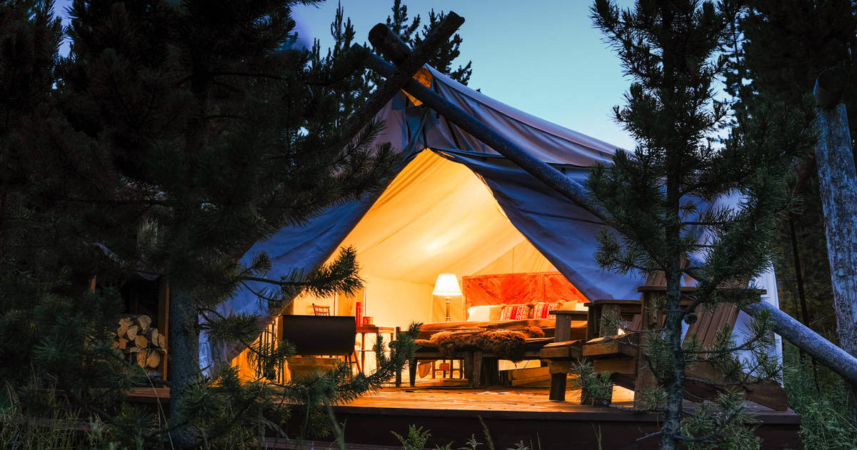 Camping in shop yellowstone national park