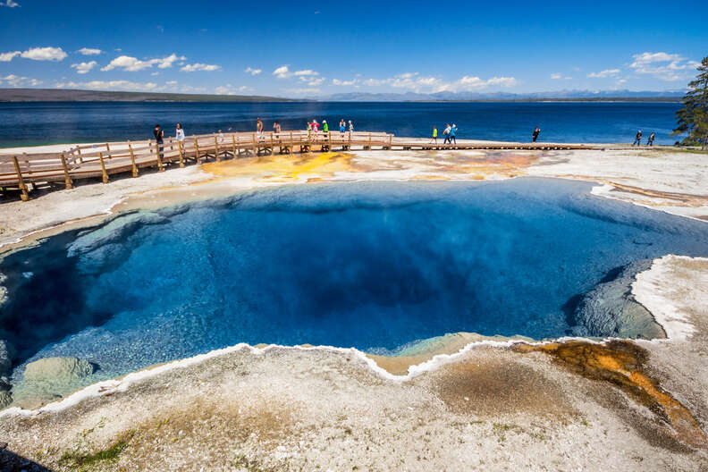 West Thumb in Yellowstone National Park