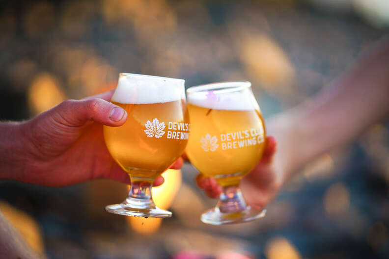 Beers from Devil's Club Brewing, Alaska