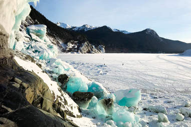 Glaciers along the Mendenhall Trail
