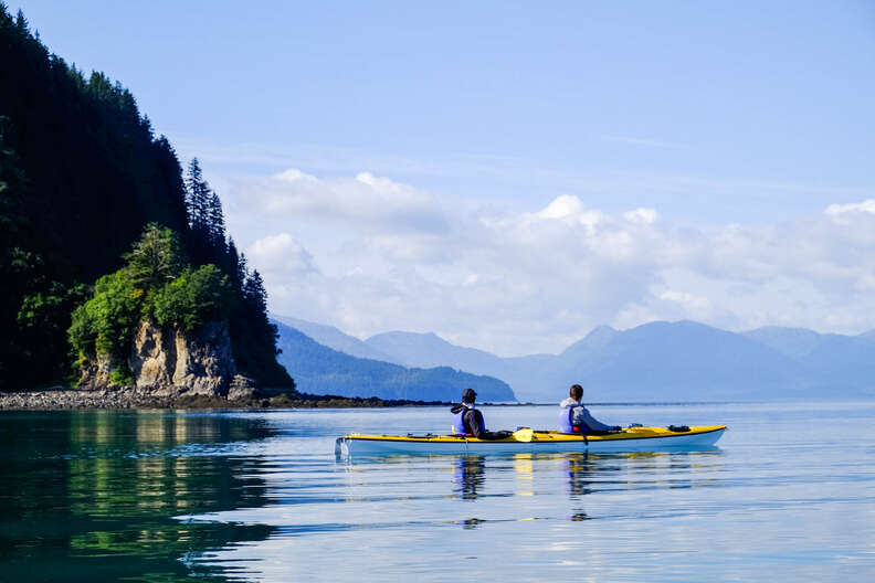 kayaking in Alaska