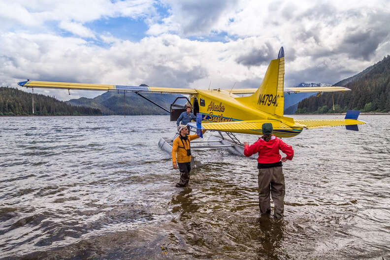 seaplane near Juneau, Alaska