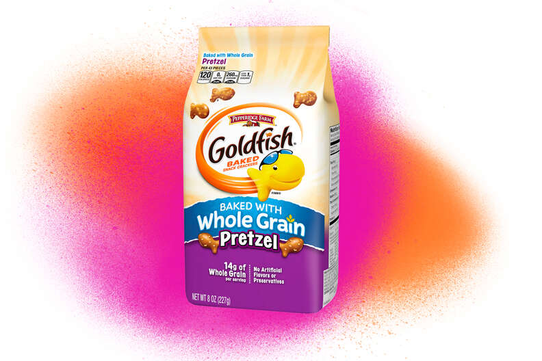 goldfish whole grain pretzel