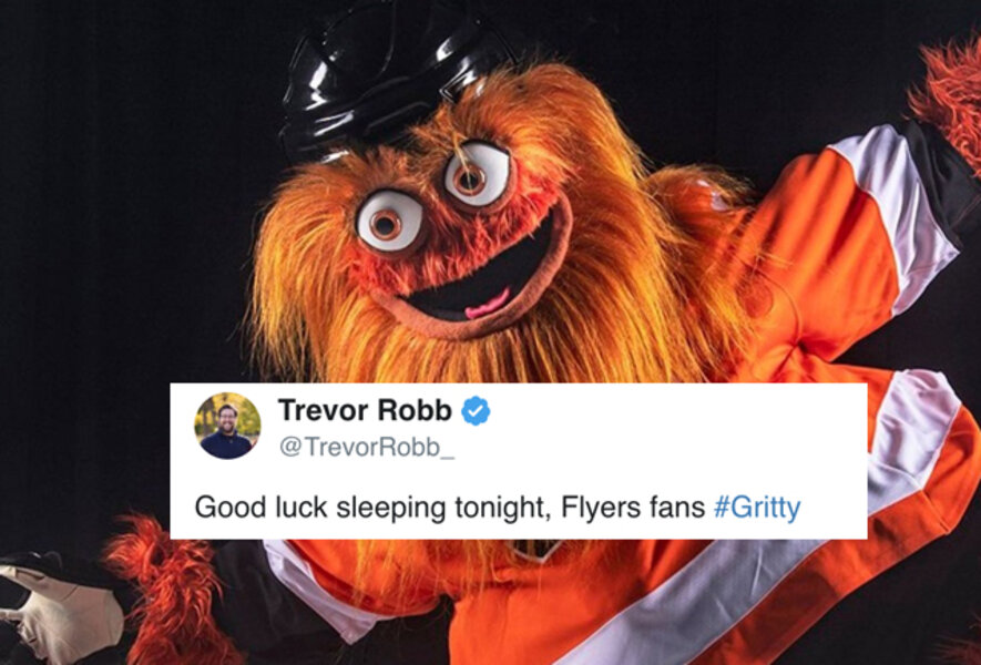 Philadelphia Flyers Introduce Horrifying New Mascot Named 'Gritty