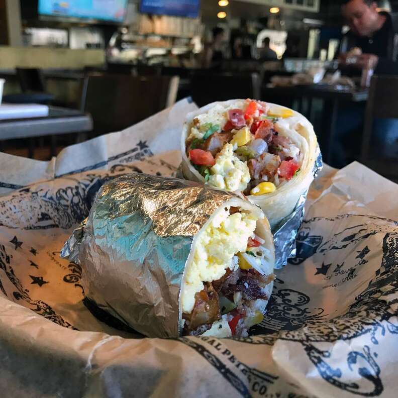 Illegal Pete's burrito