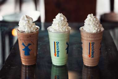 Toasted Marshmallow Mocha, Ninja, and Bob Frost from Dutch Bros secret menu