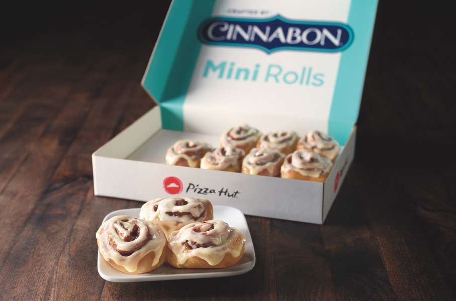 Pizza Hut Adds Cinnabon Cinnamon Rolls to Delivery Menu Thrillist