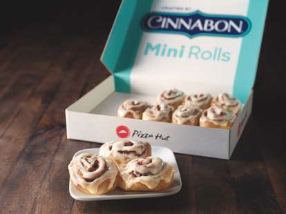 Pizza Hut Adds Cinnabon Cinnamon Rolls to Delivery Menu ...