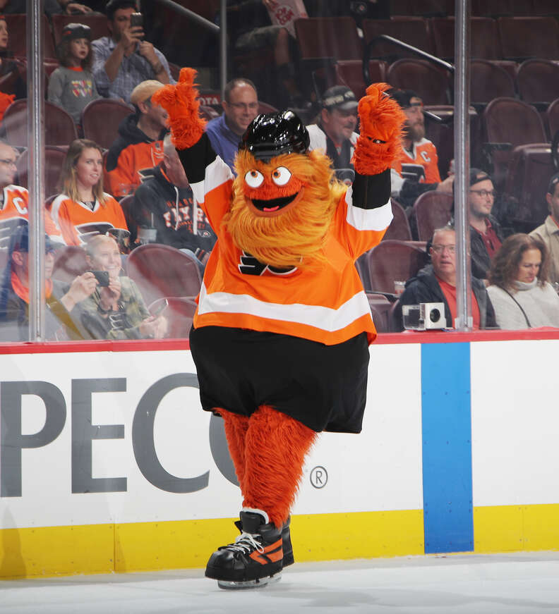 Philadelphia Flyers Mascot Gritty, History, Reception: Every