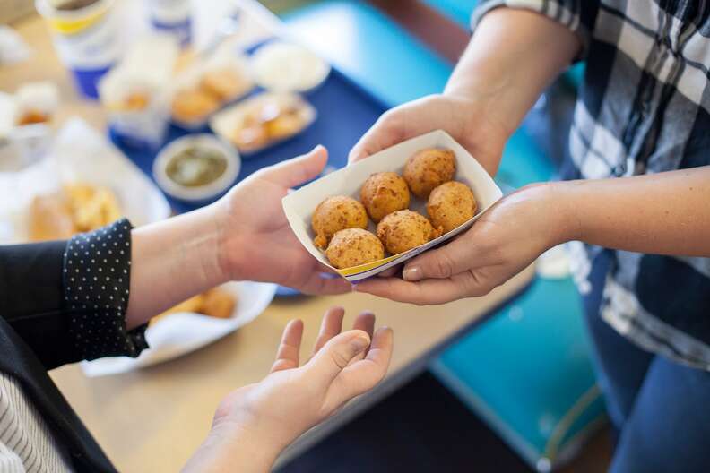 Long John Silver's hush puppies