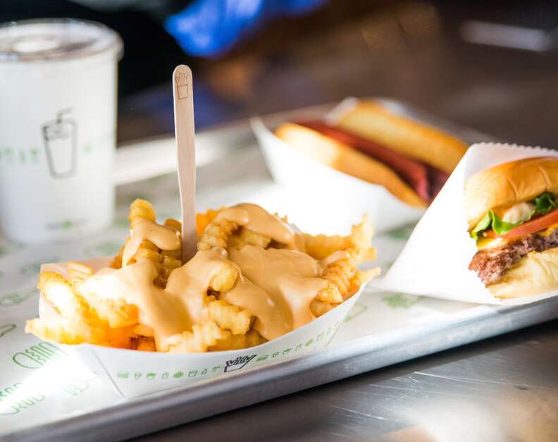 Shake Shack cheese fries